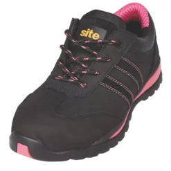 Site Dorain Ladies Safety Trainers Black Size 4