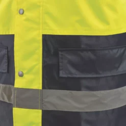 Site Shackley Hi-Vis Traffic Jacket Yellow/Navy X Large 58" Chest -Home Tools Sales 2024 934XR A7