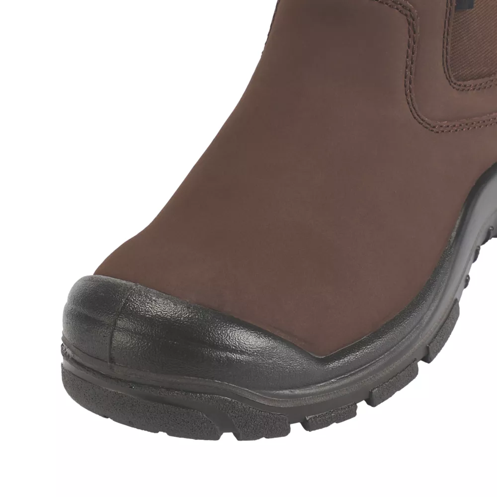 Site Merrien Safety Dealer Boots Brown Size 7 7 Site Merrien Safety Dealer Boots Brown Size 7 - Image 5