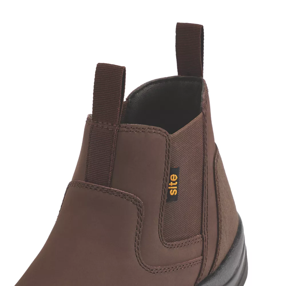 Site Merrien Safety Dealer Boots Brown Size 7 8 Site Merrien Safety Dealer Boots Brown Size 7 - Image 6