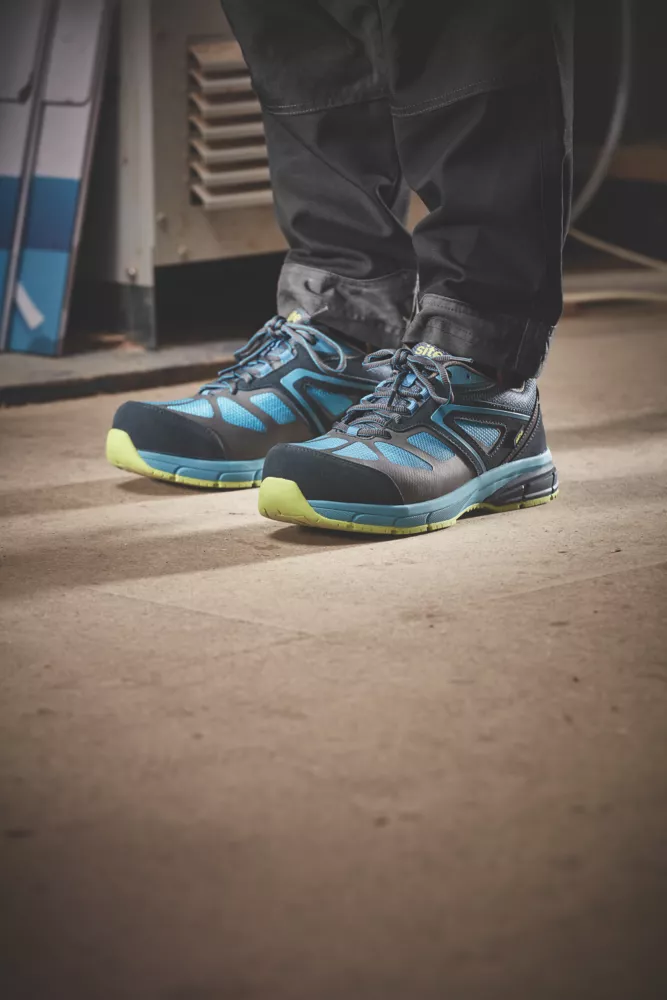 Site Eveite Metal Free Safety Trainers Black / Blue Size 11 8 Site Eveite Metal Free Safety Trainers Black / Blue Size 11 - Image 6