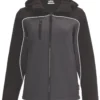 Site Kardal Water-Resistant Ladies Softshell Jacket Black / Grey Size 16-18
