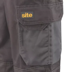Site Coppell Holster Pocket Trousers Black / Grey 38" W 32" L -Home Tools Sales 2024 982XR A7